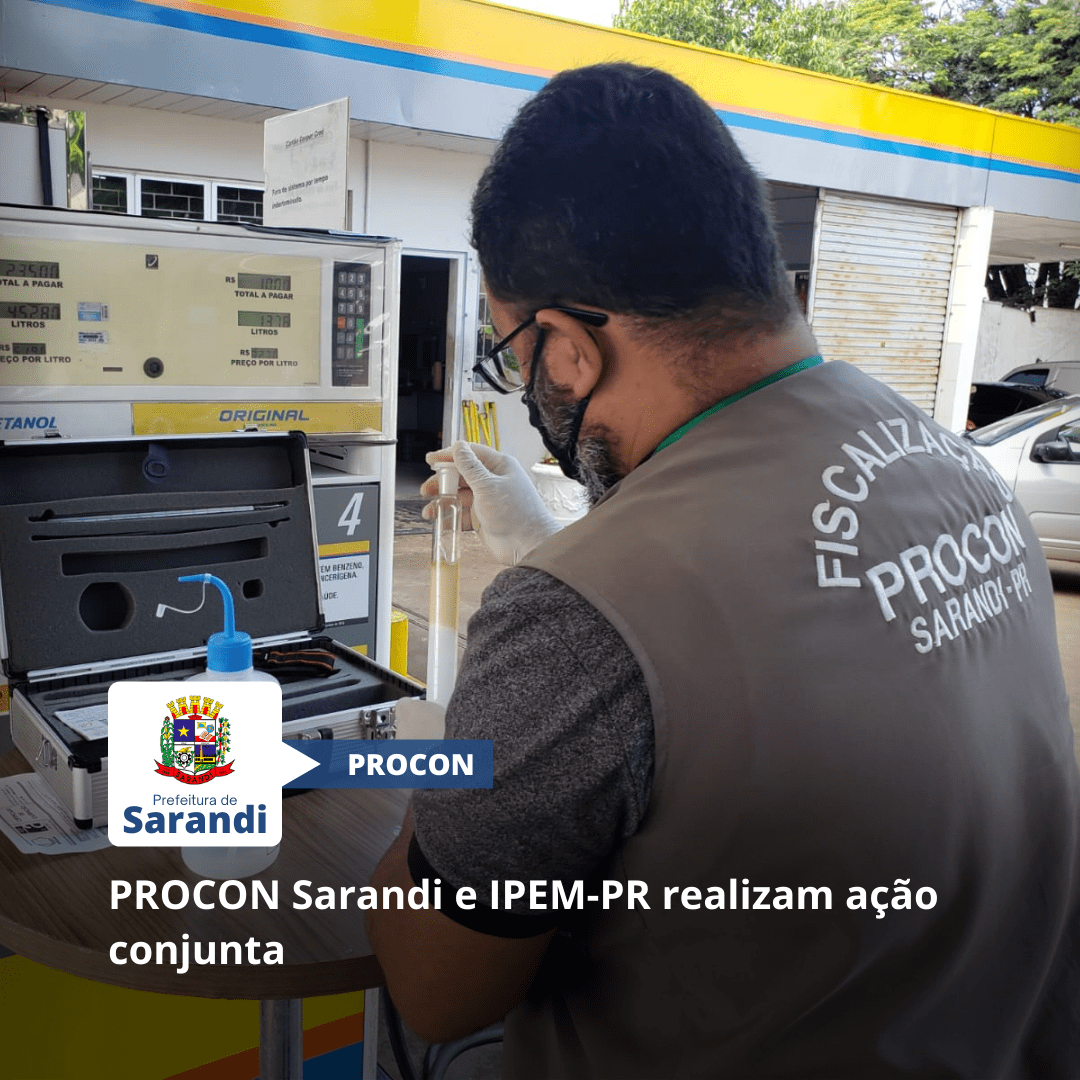 PROCON Sarandi e IPEM-PR realizam ação conjunta